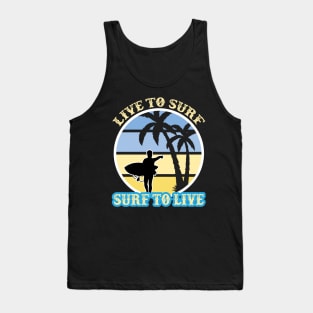 love surfboard wave ocean sea beach sunset Tank Top